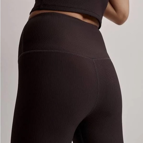 Varley Women's Let's Move Rib High Legging Chocolate Torte Size XS - Picture 2 of 7